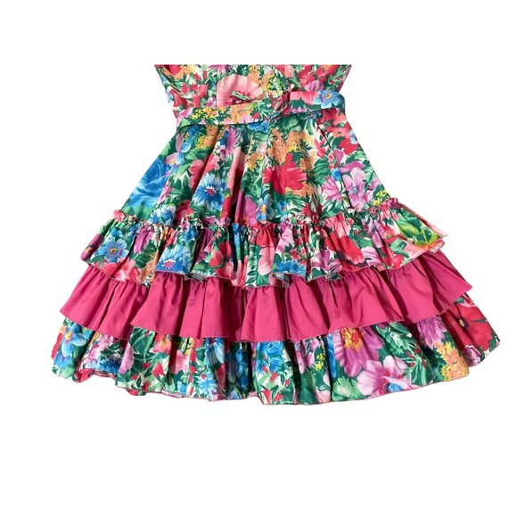 Vintage Handmade Dress and Belt Womens S? Used Floral - Picture 11 of 16